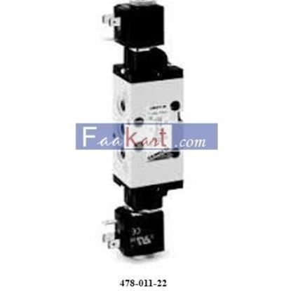 Picture of 478-011-22 CAMOZZI 5/3-way solenoid valve, G1/8 - Mod. 468-011... and 478-011…