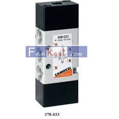 Picture of 378-033 CAMOZZI 5/3-way valve, G1/8 or G1/4 In-line or manifold mounting