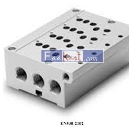 Picture of EN530-2102 CAMOZZI  Sub-base for valves size 16 and 19 (outlets on manifolds)