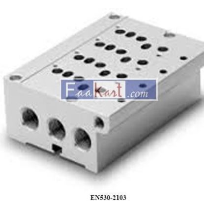 Picture of EN530-2103 CAMOZZI  Sub-base for valves size 16 and 19 (outlets on manifolds)