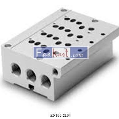 Picture of EN530-2104 CAMOZZI  Sub-base for valves size 16 and 19 (outlets on manifolds)