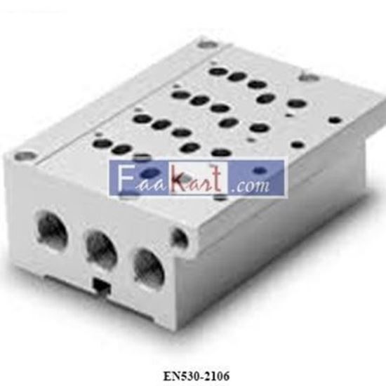 Picture of EN530-2106 CAMOZZI Sub-base for valves size 16 and 19 (outlets on manifolds)