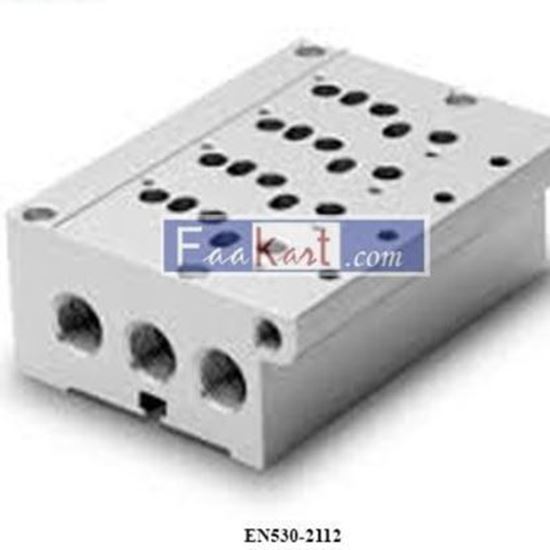 Picture of EN530-2112 CAMOZZI Sub-base for valves size 16 and 19 (outlets on manifolds)