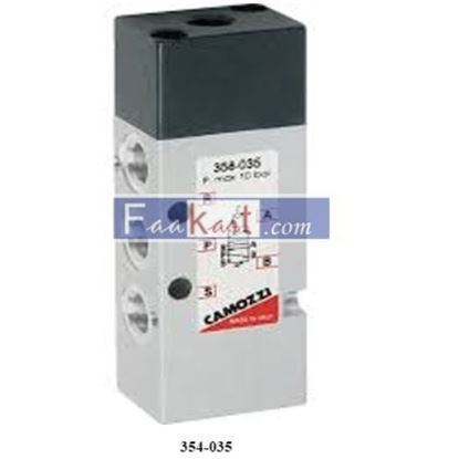 Picture of 354-035 CAMOZZI5/2-way valve, G1/8 or G1/4, monostable In-line or manifold mounting