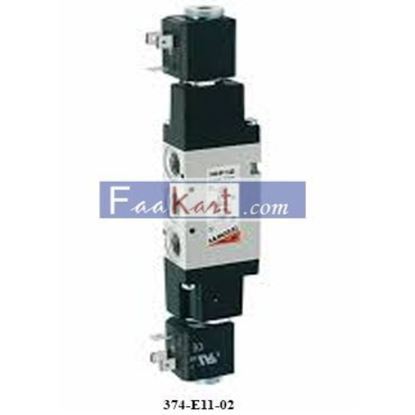 Picture of 374-E11-02 CAMOZZI 5/3-way solenoid valve, G1/4