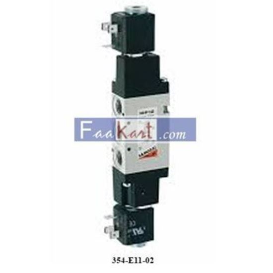 Picture of 354-E11-02 CAMOZZI 5/3-way solenoid valve, G1/4