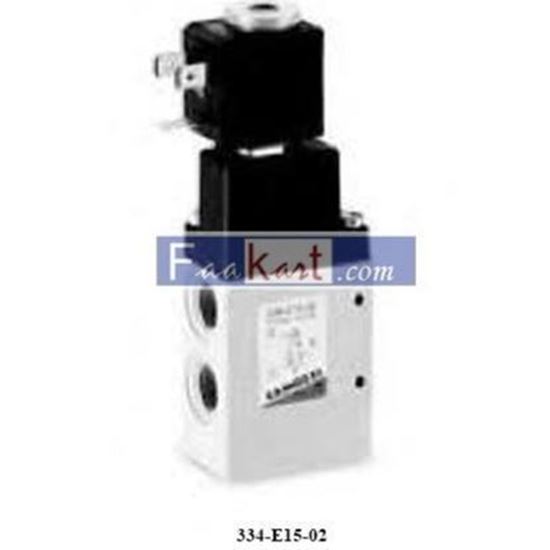 Picture of 334-E15-02 CAMOZZI 3/2-way solenoid valve, G1/4, monostable