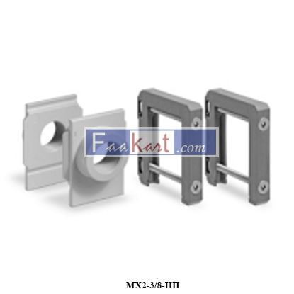 Picture of MX2-3/8-HH CAMOZZI  Rapid clamps kit + flanges