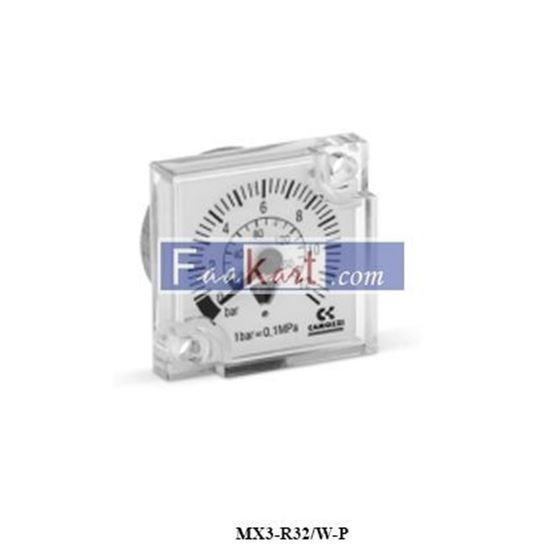 Picture of MX3-R32/W-P CAMOZ ZI MX built-in pressure gauge