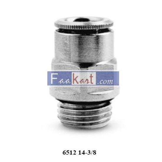 Picture of 6512 14-3/8 CAMOZZI Fittings Mod. 6512 Metric-BSP Male Connector