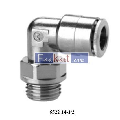 Picture of 6522 14-1/2 CAMOZZI Fittings Mod. 6522  Metric-BSP Swivel Male Elbow