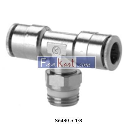 Picture of S6430 5-1/8 CAMOZZI Fittings Mod. S6430 Swivel Male Tee Sprint