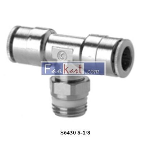 Picture of S6430 8-1/8 CAMOZZI Fittings Mod. S6430 Swivel Male Tee Sprint