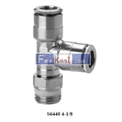 Picture of S6440 4-1/8 CAMOZZI Fittings Mod. S6440 Lateral Swivel Male Tee Sprint