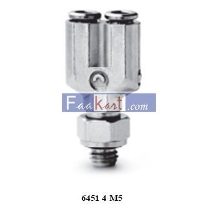 Picture of 6451 4-M5 CAMOZZI Fittings Mod. 6451: Metric Adjustable Male Y