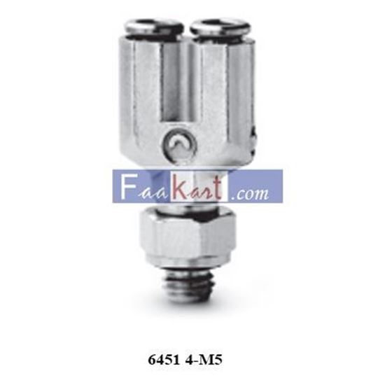 Picture of 6451 4-M5 CAMOZZI Fittings Mod. 6451: Metric Adjustable Male Y