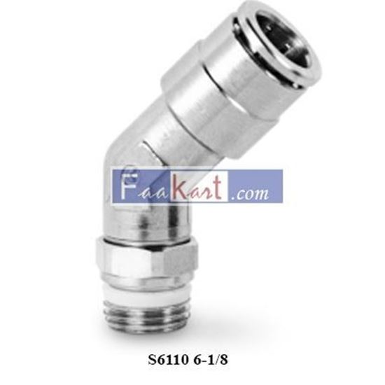 Picture of S6110 6-1/8 CAMOZZI Fittings Mod. S6110 45° Male Elbow Sprint