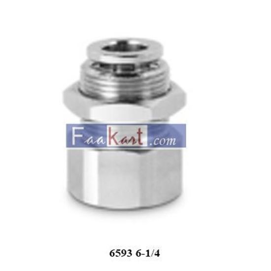 Picture of 6593 6-1/4 CAMOZZI  Fittings Mod. 6593 BSP Female Bulkhead