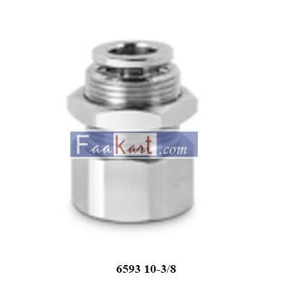 Picture of 6593 10-3/8 CAMOZZI Fittings Mod. 6593 BSP Female Bulkhead