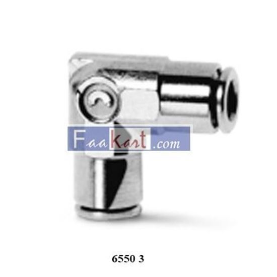 Picture of 6550 3 CAMOZZI Fittings Mod. 6550 Micro Elbow connector