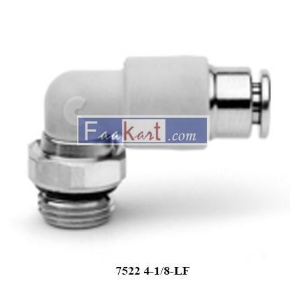 Picture of 7522 4-1/8-LF CAMOZZI Fittings Metric-BSP Male Swivel Elbow with self-retaining device