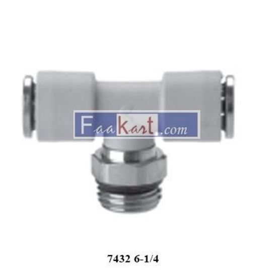 Picture of 7432 6-1/4 CAMOZZI Fittings BSP Swivel Male Multi Tee Reducer