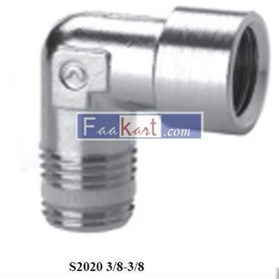 Picture of S2020 3/8-3/8 CAMOZZI Fittings Male Female Elbow Sprint