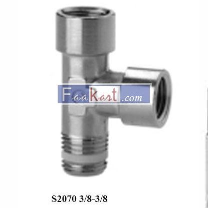 Picture of S2070 3/8-3/8 CAMOZZI Fittings M.F.F. Tee Sprint