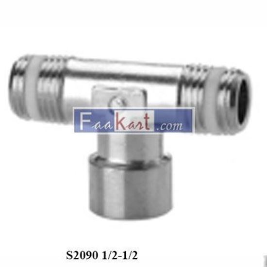 Picture of S2090 1/2-1/2 CAMOZZI Fittings M.F.M. Tee Sprint