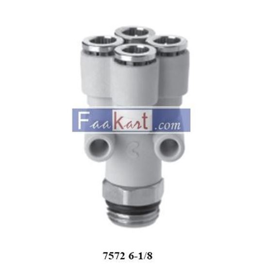 Picture of 7572 6-1/8 CAMOZZI Fittings BSP Male Double Y