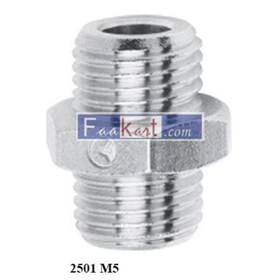 Picture of 2501 M5 CAMOZZI Brass Pipe Fittings BSP Nipple