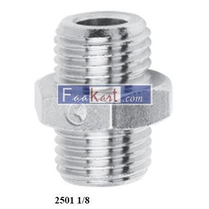 Picture of 2501 1/8 CAMOZZI Brass Pipe Fittings BSP Nipple