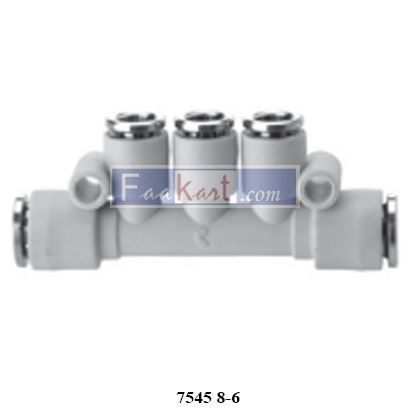 Picture of 7545 8-6 CAMOZZI Fittings Mod. 7545 Multi Tee Reducer