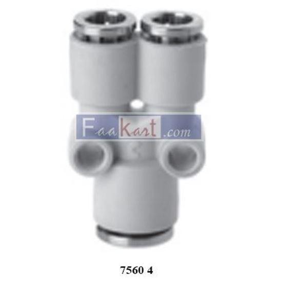 Picture of 7560 4 CAMOZZI Fittings Y Connector - Reducer