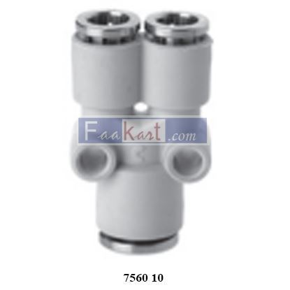 Picture of 7560 10 CAMOZZI Fittings Y Connector - Reducer