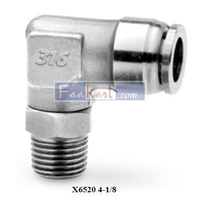 Picture of X6520 4-1/8 CAMOZZI Fittings BSPT Swivel Elbow