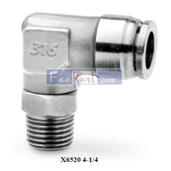 Picture of X6520 4-1/4 CAMOZZI Fittings BSPT Swivel Elbow