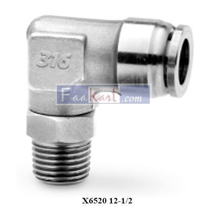 Picture of X6520 12-1/2 CAMOZZI Fittings BSPT Swivel Elbow