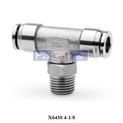 Picture of X6430 4-1/8 CAMOZZI Fittings BSPT Swivel Centre Tee