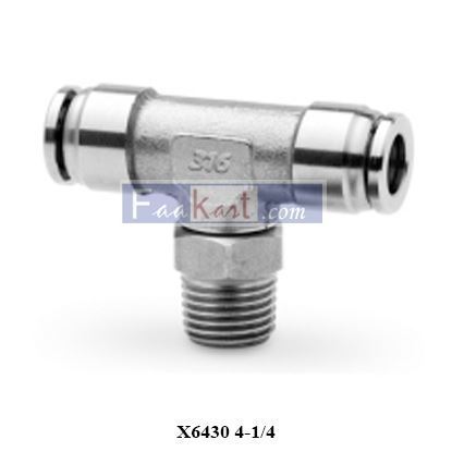 Picture of X6430 4-1/4 CAMOZZI Fittings BSPT Swivel Centre Tee