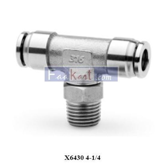 Picture of X6430 4-1/4 CAMOZZI Fittings BSPT Swivel Centre Tee