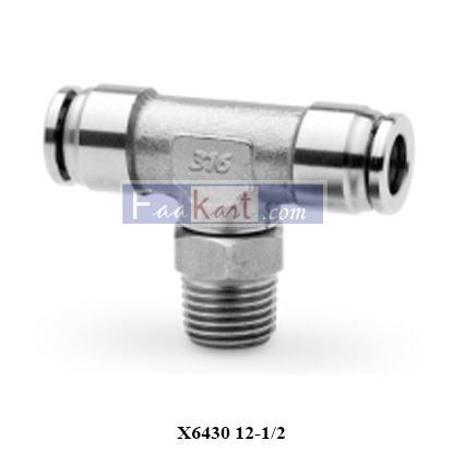 Picture of X6430 12-1/2 CAMOZZI Fittings BSPT Swivel Centre Tee