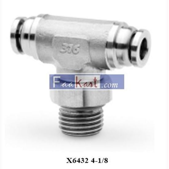 Picture of X6432 4-1/8 CAMOZZI Fittings  BSP Swivel Centre Tee