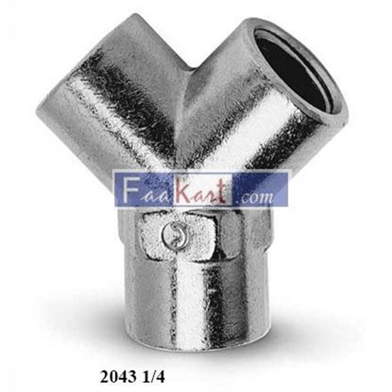 Picture of 2043 1/4 CAMOZZI Brass Pipe Fittings BSP Female Y