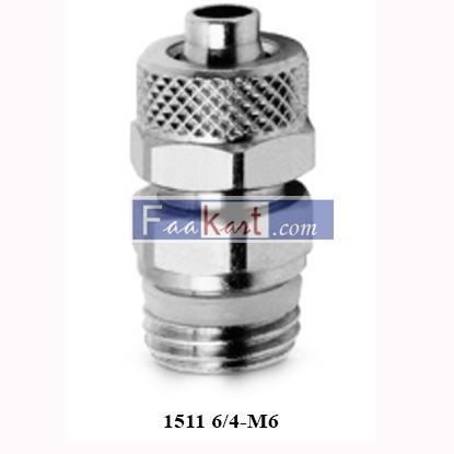 Picture of 1511 6/4-M6 CAMOZZI Fittings Metric Male Connector Sprint®