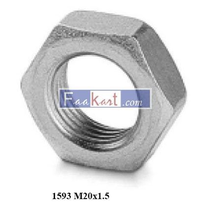 Picture of 1593 M20x1.5 CAMOZZI Brass Pipe Fittings Hexagon Locking Nut - Metric