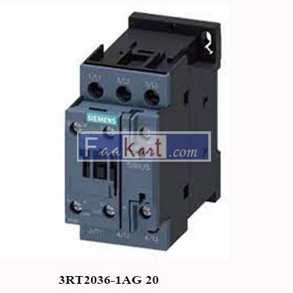 Picture of 3RT2036-1AG 20 CONTACTORS - SIEMENS SIRIUS