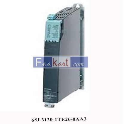 Picture of 6SL3120-1TE13-0AA3 Sinamics Single Motor Module, 600V Input, 400V Output