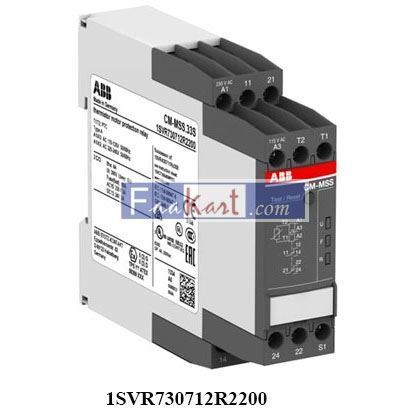 Picture of 1SVR730712R2200 ABB thermistor motor protection relay  CM-MSS.33S