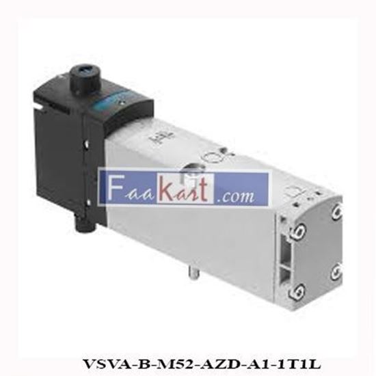 Picture of VSVA-B-M52-AZD-A1-1T1L FESTO  solenoid valve For valve terminals VTSA and VTSA-F. Valve function=5/2 monostable